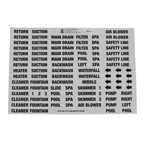 Lass Equipment Id Label, Black Print | IDL-1