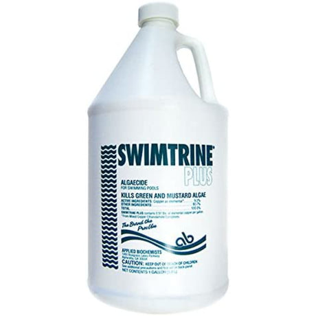 Applied Bio Swimtrine Plus Algaecide 1 Gallon Bottle 4/Case | 406104A