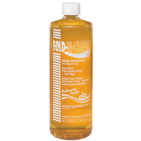 Applied Bio Gold-N-Clear Clarifier 32 fl oz Bottle 12/Case | 407803A