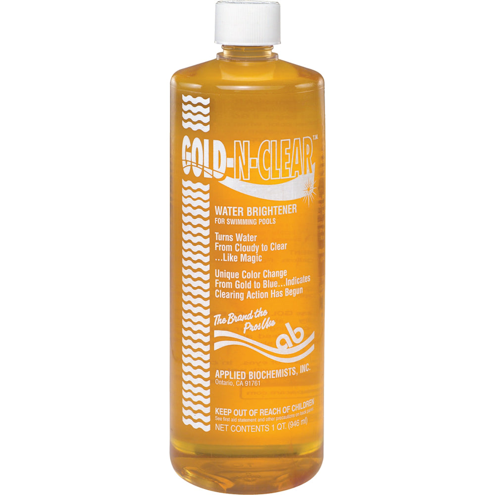 Applied Bio Gold-N-Clear Clarifier 1 Gallon Bottle 4/Case | 407804A