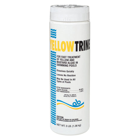 Applied Bio Yellowtrine Algaecide 3 lb Bottle 12/Case | 408622A