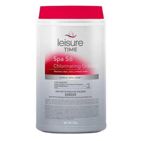 Leisure Time Spa 56 Chlorinating Granules, 5 lb Bottle | LT29