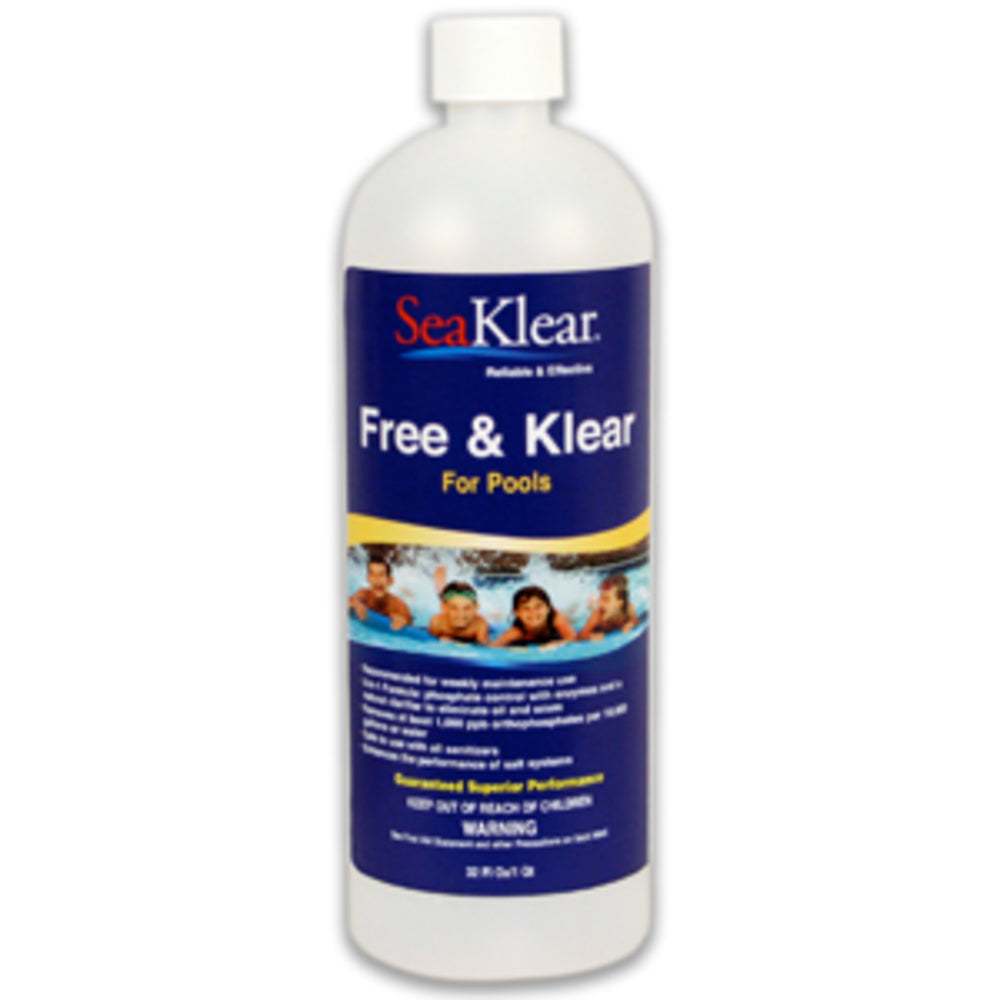 SeaKlear Free & Klear, 32 oz Bottle, 12/Case | 90051SKR