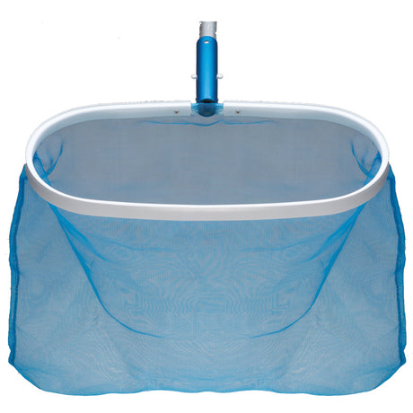 Ocean Blue Aluminum Deep Bag Leaf Rake | 125010
