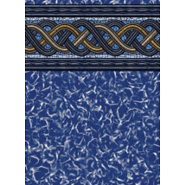 Ocean Blue 15'X30' Oval Crystal Wave Unibead AG Liner 54 Wall | 261530B54"