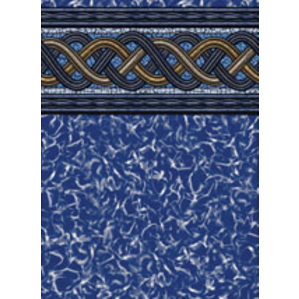 Ocean Blue 16'X32' Oval Crystal Wave Unibead AG Liner 54 Wall | 261632B54"