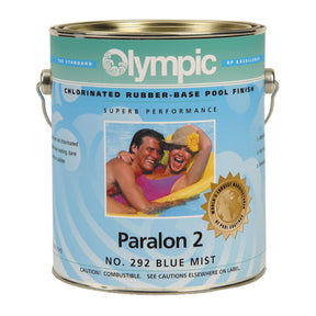 Olympic 292 Paralon 2 Pool Paint, Bikini Blue, 1 Gallon | 292G