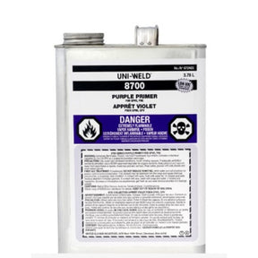 Oatey Primer, 128 oz Can Purple Liquid High Etch 8700 Series