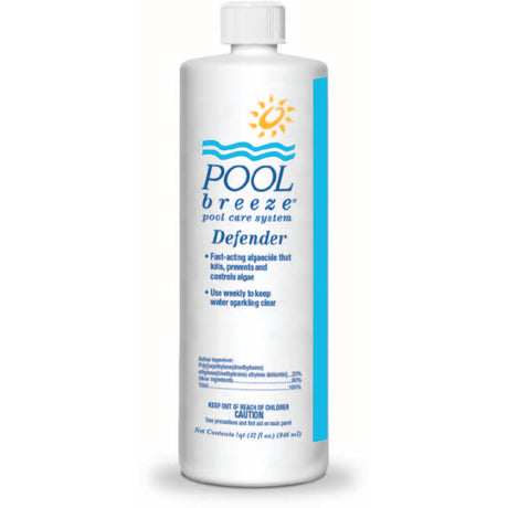 Pool Breeze Defender Algaecide Polyquat 32 fl oz Bottle 12/Case | 88411