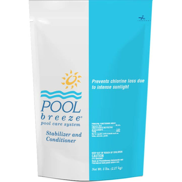 Pool Breeze Chlorine Stabilizer 5 lb Bag 8/Case | 88672