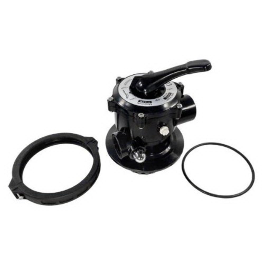 Pentair Cristal-Flo 1.5 Top Mount Clamp Style Multiport Valve | 261186"