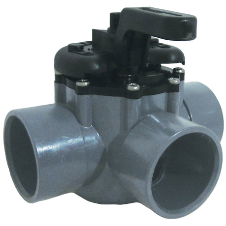 Pentair 1-1/2 3-Way Compool PVC Valve | 263037"