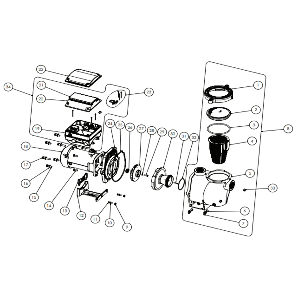 Pentair IntelliFlo Variable Speed Drive Kit | 356879Z 2