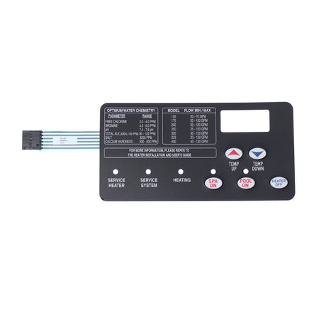 Pentair Max-E-Therm Heater Switch Membrane | 42002-0029Z