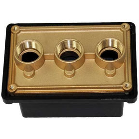 Pentair Junction Box Brass Base w/ Polycarbonate Cover - (3) - 3/4 in. ports | 78310600