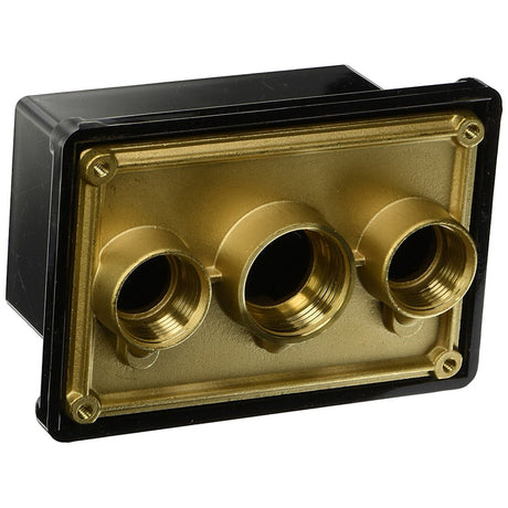Pentair Junction Box Brass Base w/ Polycarbonate Cover - 3/4 in. x 1 in. x 3/4 in. ports | 78310700