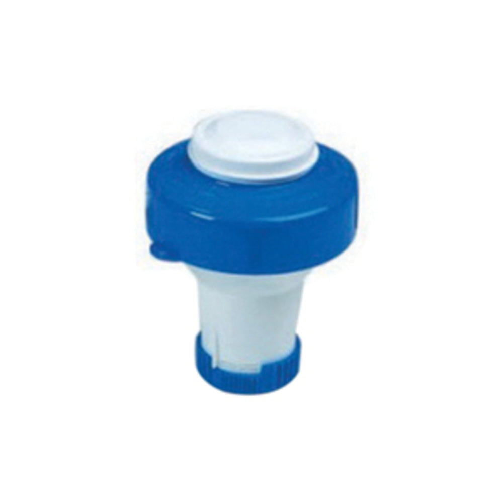 Rainbow Splasher Pool/Spa Floating Chemical Dispenser, Blue and White, Holds Approximately 11oz of 1 Tablets | R171130"