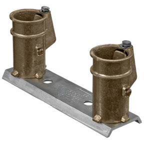 Perma-Cast 8 O.C. Handrail Anchor Set 4" Bronze Anchors | PC-4008-BC"