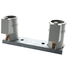 Perma-Cast 8 O.C. Handrail Anchor Set 4" Plastic Anchors | PC-4008-P"