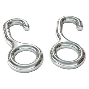 S-Hook, 3/4 Cpb (1Each) Cpb = Chrome Plated Brass | PH-56"