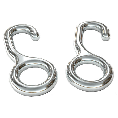 S-Hook, 3/4 Cpb (1Each) Cpb = Chrome Plated Brass | PH-56"