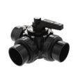 Praher 1-1/2-2" High Heat 3 Port CPVC Valve W/Union Socket | OV3-1500U"