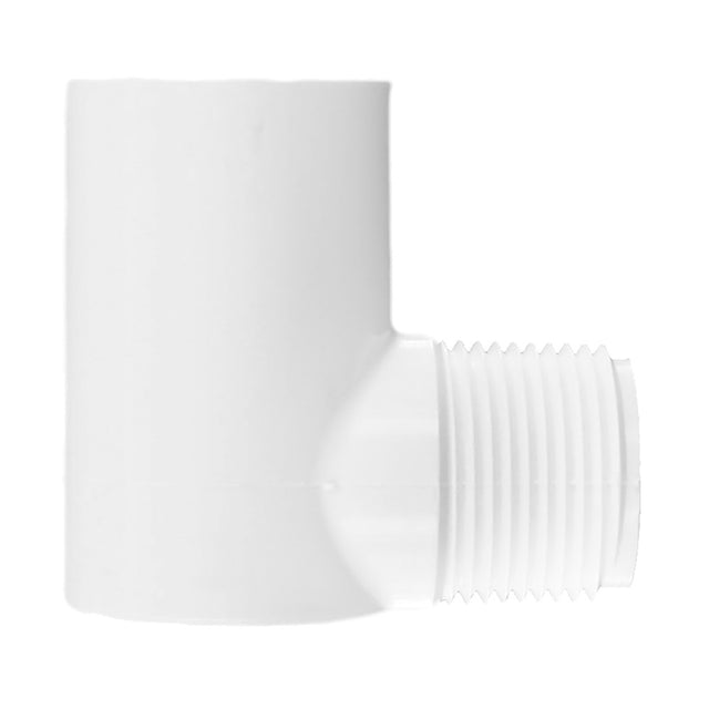 Street Elbow, 3/4 MPT x Slip White PVC Schedule 40 90 Degree"