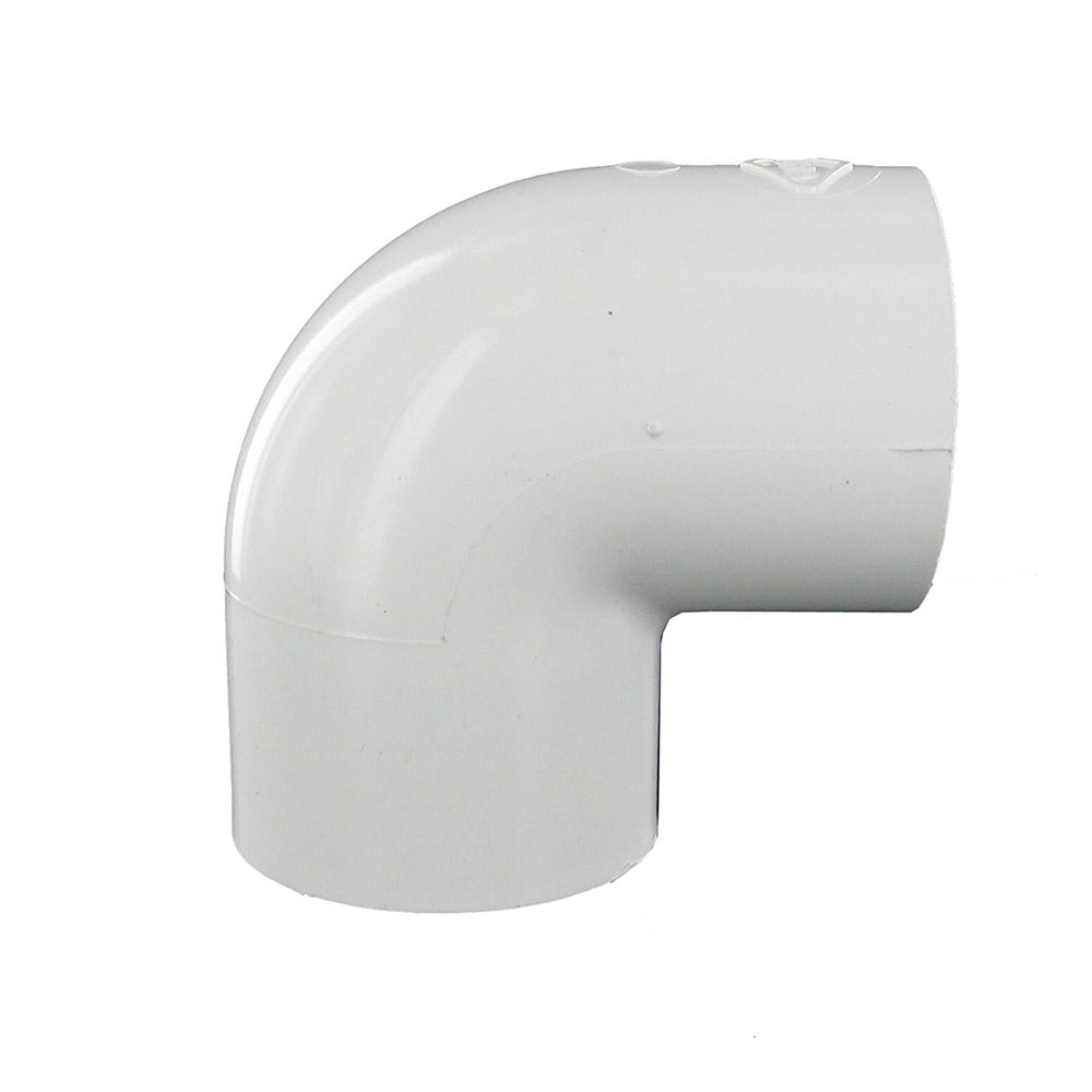 Elbow, 2 Slip White PVC Schedule 40 90 Degree"
