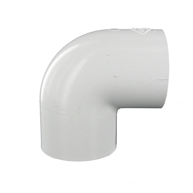 Elbow, 2 Slip White PVC Schedule 40 90 Degree"