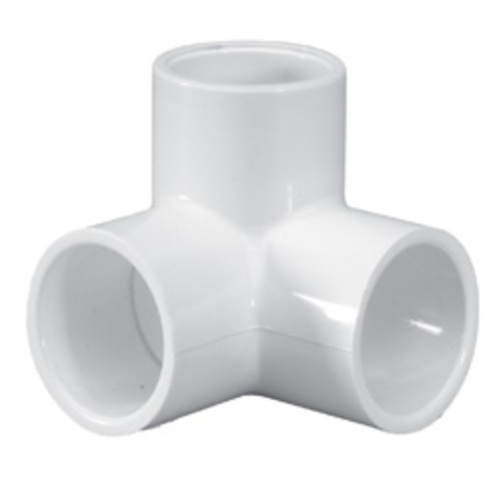 Elbow, Slip White PVC Schedule 40 90 Degree Side Outlet