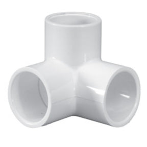 Elbow, Slip White PVC Schedule 40 90 Degree Side Outlet