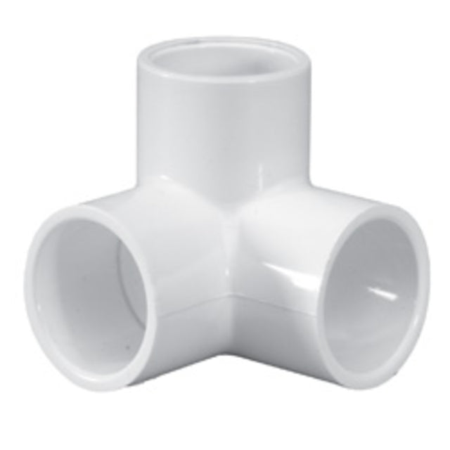 Elbow, Slip White PVC Schedule 40 90 Degree Side Outlet