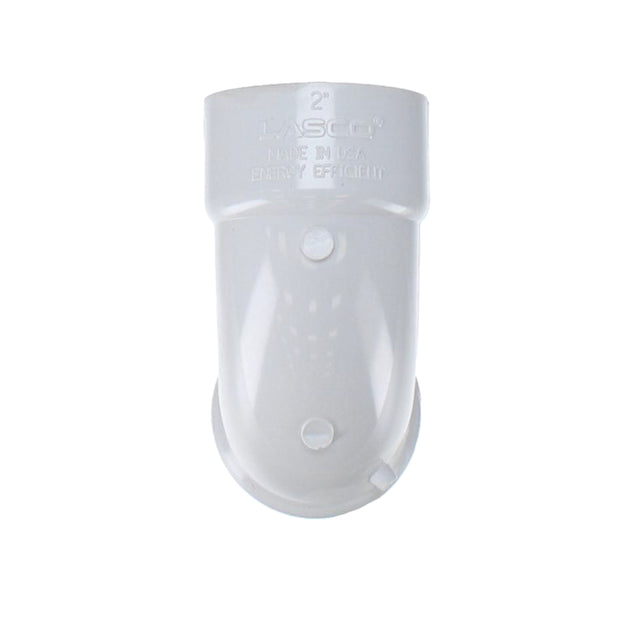 Street Elbow, 2 Spigot x Slip White PVC Schedule 40 90 Degree"