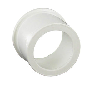 Reducing Bushing, 1-1/2 x 1-1/4 Spigot x Slip White PVC Schedule 40"