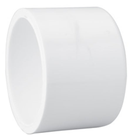 Cap, 2-1/2 Slip White PVC Schedule 40"