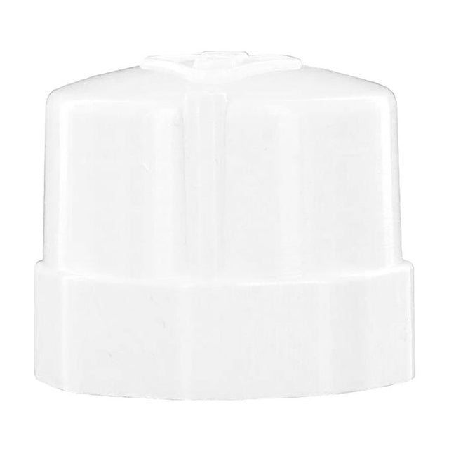 Cap, 1/2 FPT White PVC Schedule 40"