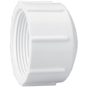 Cap, 2 FPT White PVC Schedule 40"