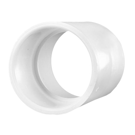 Coupling, 1-1/2 Slip White PVC Schedule 40"