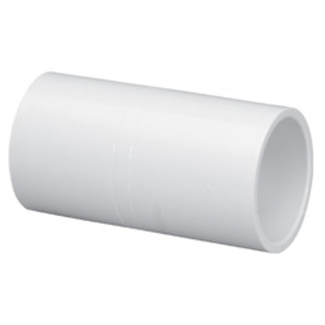 Coupling, 1-1/2 Slip White PVC Schedule 40 Deep Socket"