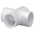 Cross, 2 Slip White PVC Schedule 40"