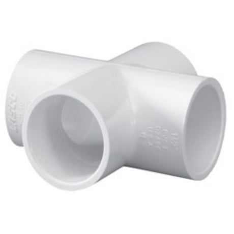 Cross, 2 Slip White PVC Schedule 40"