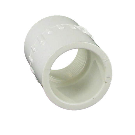 Adapter, 1/2 Slip x FPT White PVC Schedule 40"