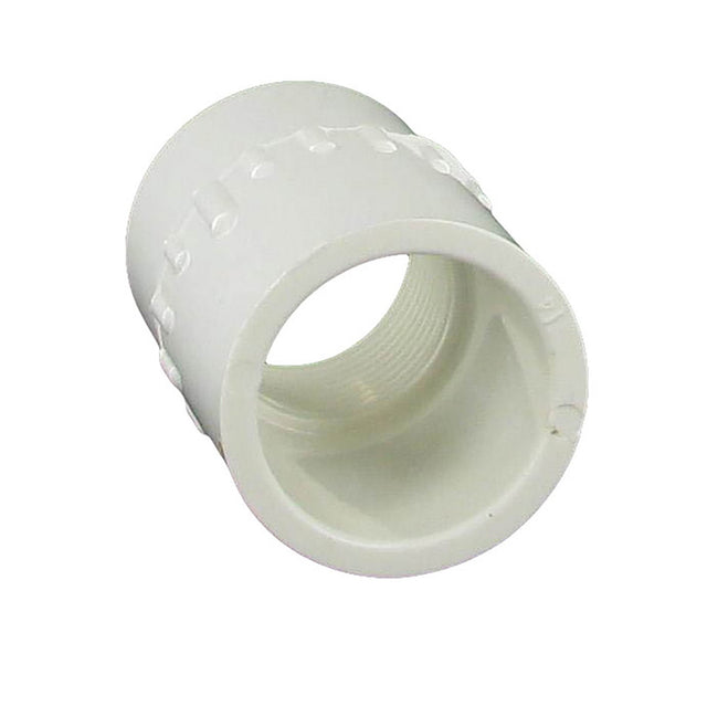 Adapter, 1/2 Slip x FPT White PVC Schedule 40"