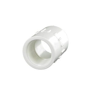Adapter, 3/4 Slip x FPT White PVC Schedule 40"