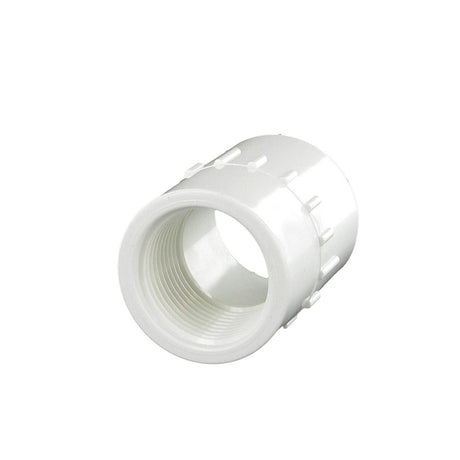 Adapter, 3/4 Slip x FPT White PVC Schedule 40"