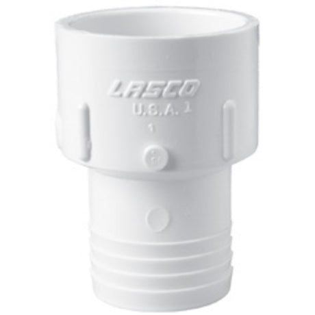 Adapter, 1-1/2 Insert x Slip White PVC Schedule 40"