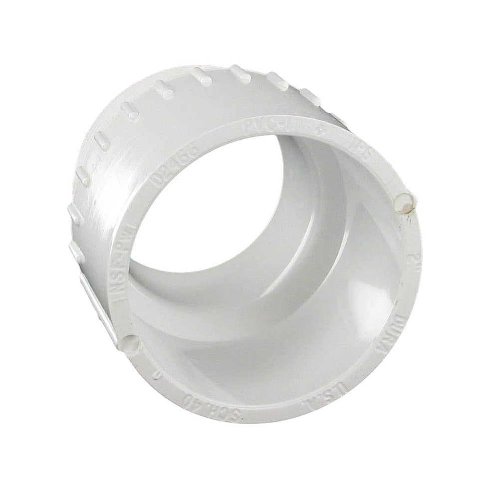 Adapter, 2 MPT x Slip White PVC Schedule 40"
