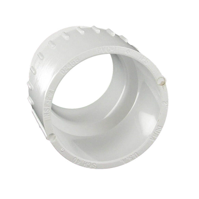 Adapter, 2 MPT x Slip White PVC Schedule 40"