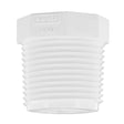 Plug, 3/4 MPT White PVC Schedule 40"