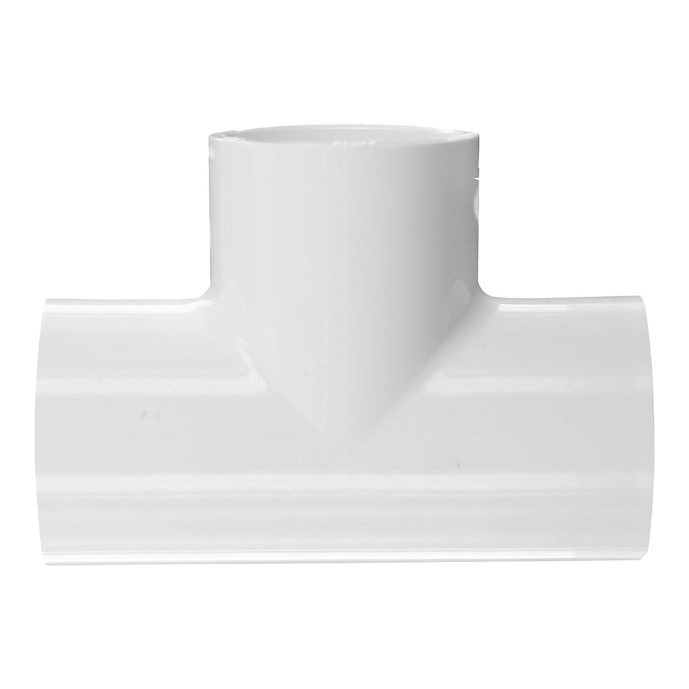 Tee, 1-1/2 Slip White PVC Schedule 40"